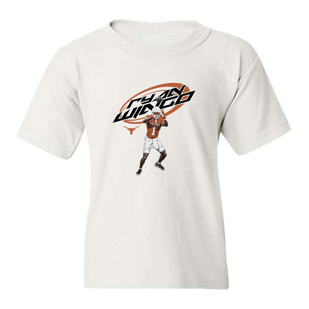 Texas - NCAA Football : Ryan Wingo - Collage Youth T-Shirt-0