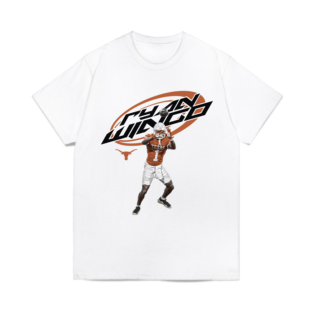 Texas - NCAA Football : Ryan Wingo - Collage Comfort Colors T-Shirt-0