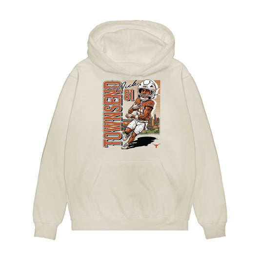 Texas - NCAA Football : Nick Townsend - Collage Premium Hooded Sweatshirt-0