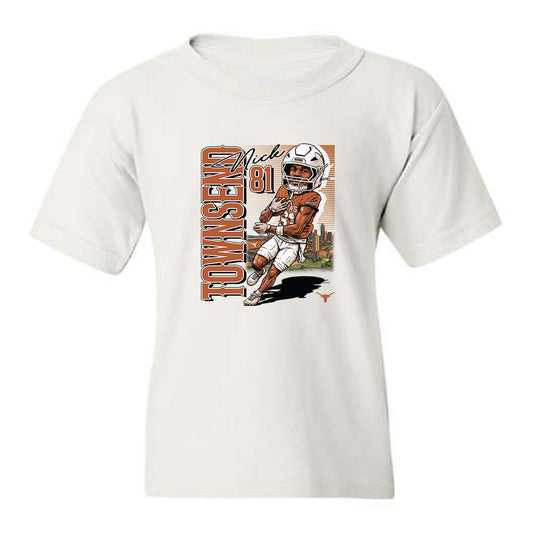 Texas - NCAA Football : Nick Townsend - Collage Youth T-Shirt-0