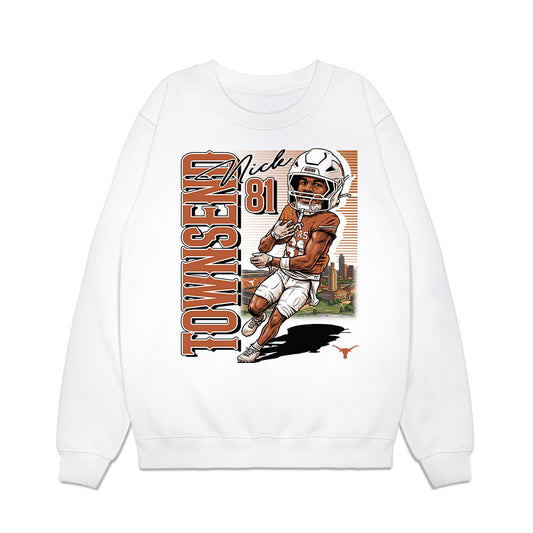 Texas - NCAA Football : Nick Townsend - Collage Premium Crewneck Sweatshirt-0