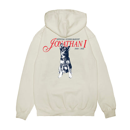 UConn - Huskies Mascot : Jonathan I - Premium Hooded Sweatshirt-1