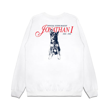 UConn - Huskies Mascot : Jonathan I - Premium Crewneck Sweatshirt-1