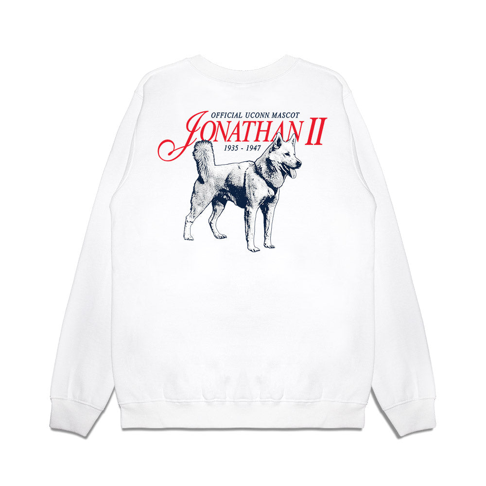 UConn - Huskies Mascot : Jonathan II - Legacy Premium Crewneck Sweatshirt-1