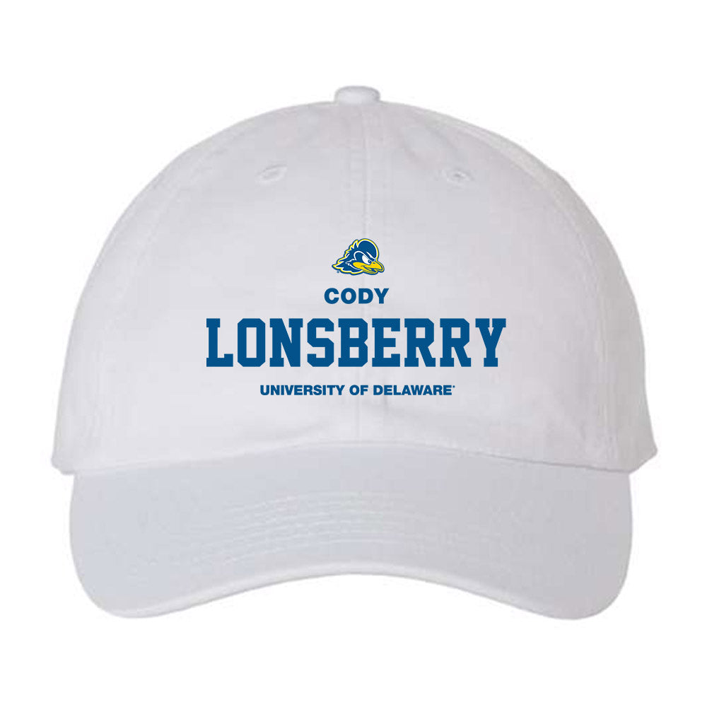 Delaware - NCAA Men's Swimming & Diving : Cody Lonsberry - Dad Hat-0