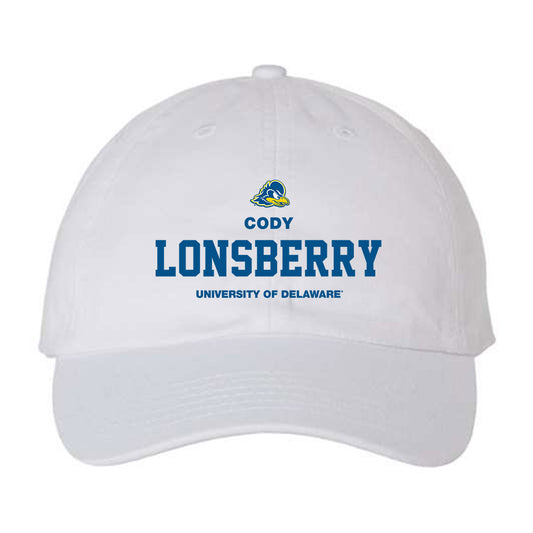 Delaware - NCAA Men's Swimming & Diving : Cody Lonsberry - Dad Hat-0