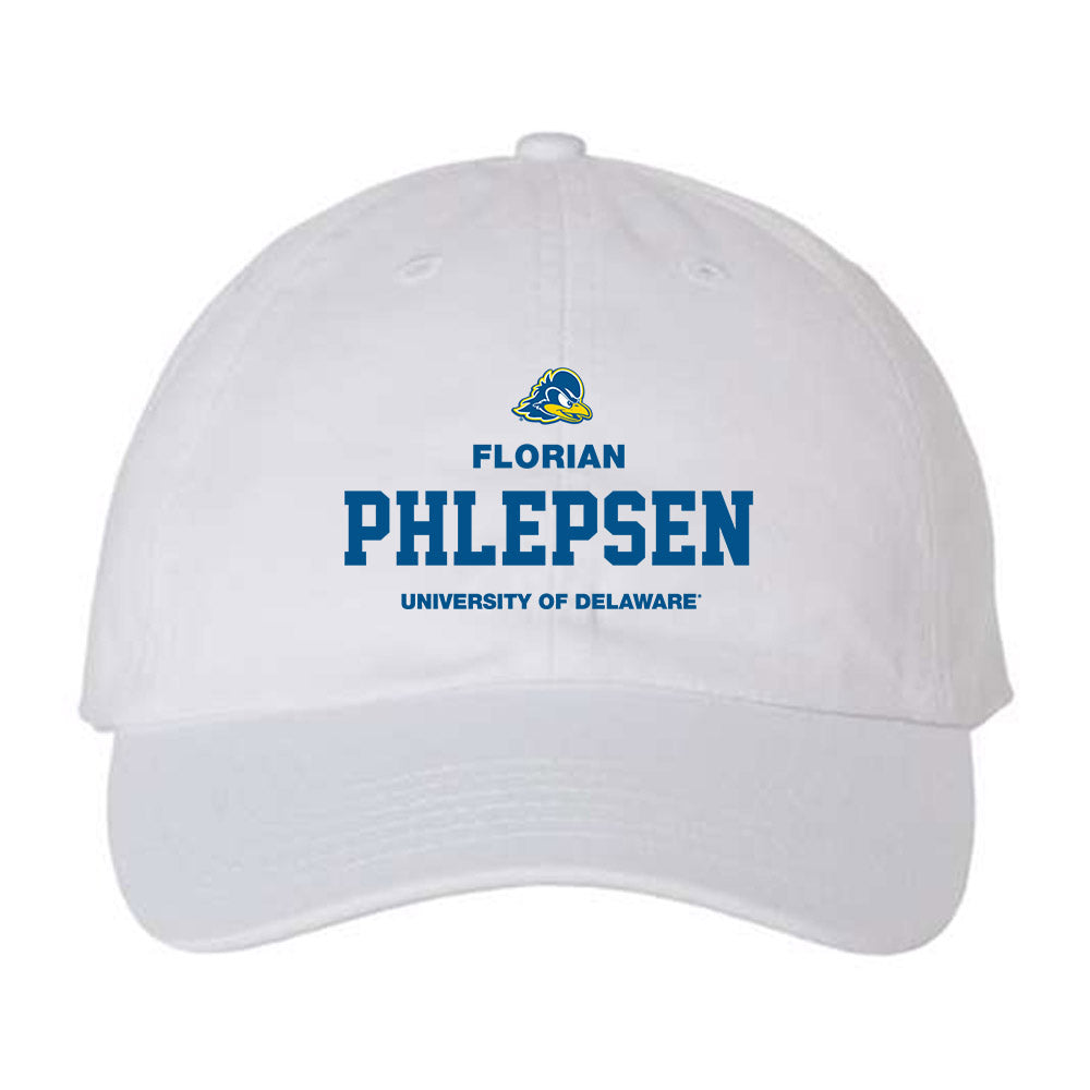 Delaware - NCAA Men's Soccer : Florian Phlepsen - Dad Hat-0