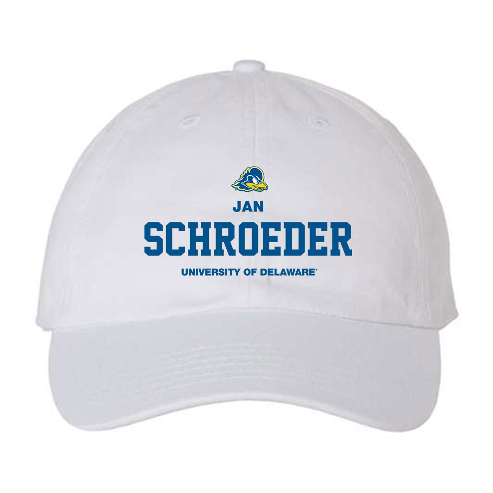 Delaware - NCAA Men's Soccer : Jan Schroeder - Dad Hat-0