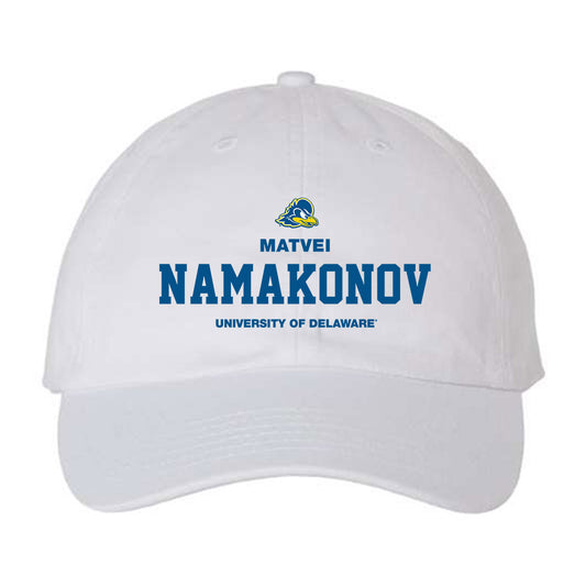 Delaware - NCAA Men's Swimming & Diving : Matvei Namakonov - Dad Hat-0