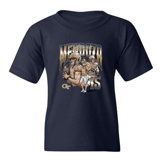 Georgia Tech - NCAA Football : Alberto Mendoza - Collage Youth T-Shirt-0