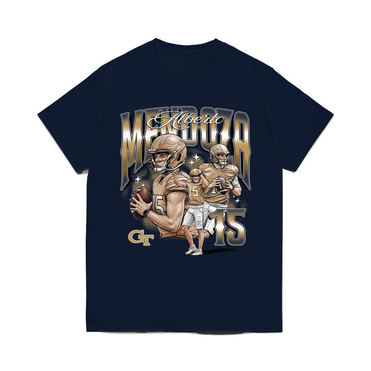 Georgia Tech - NCAA Football : Alberto Mendoza - Collage Comfort Colors T-Shirt-0