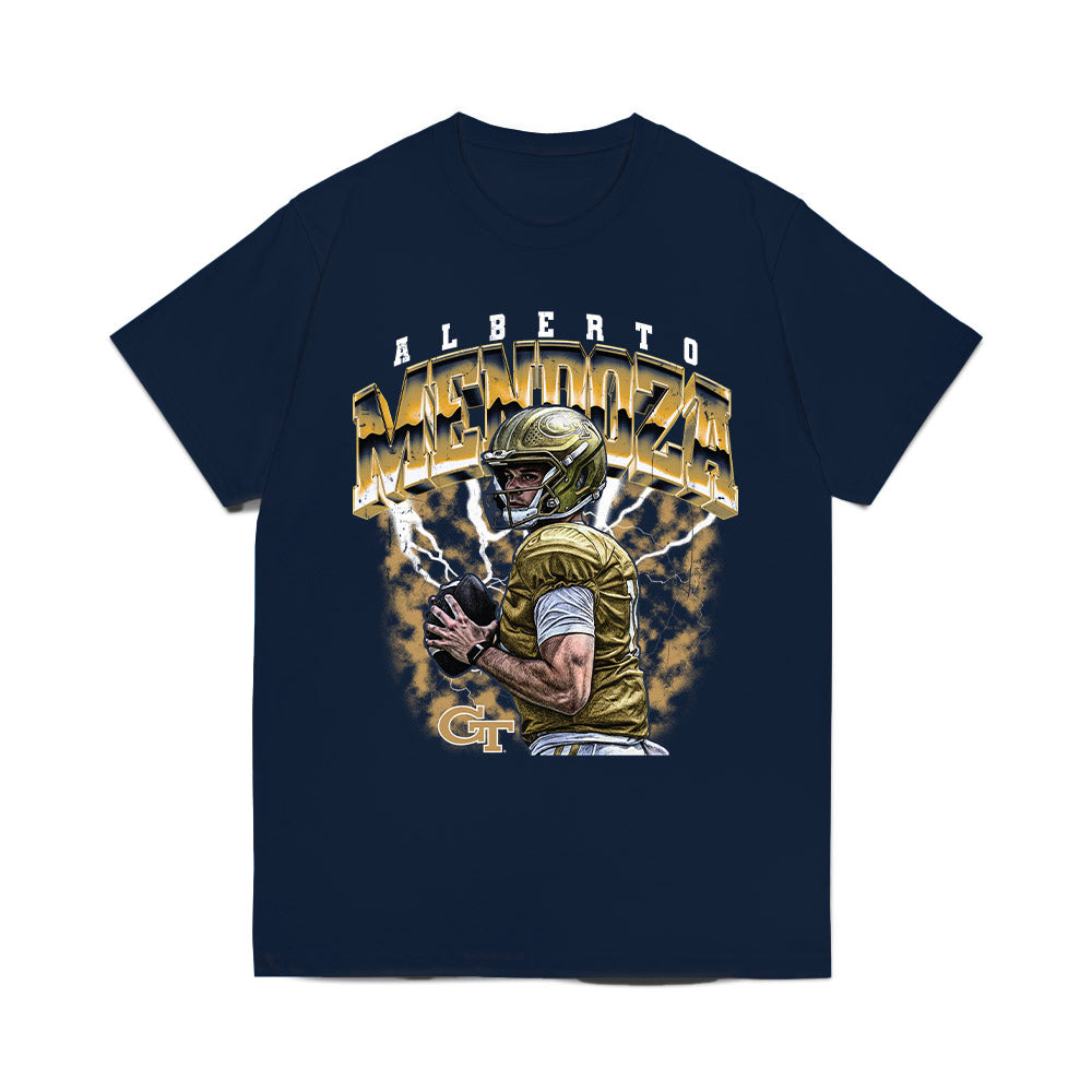 Georgia Tech - NCAA Football : Alberto Mendoza - Collage Comfort Colors T-Shirt-0