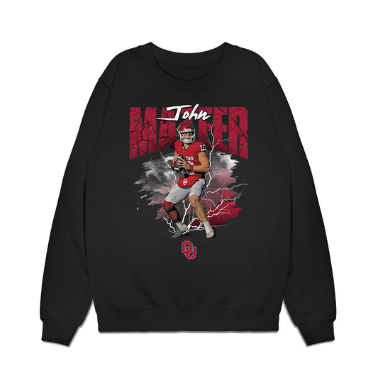 Oklahoma - NCAA Football : John Mateer - Collage Premium Crewneck Sweatshirt-0