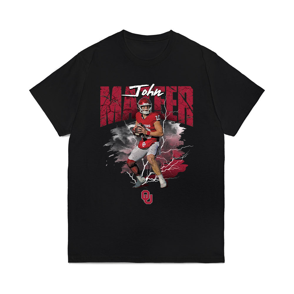 Oklahoma - NCAA Football : John Mateer - Collage Comfort Colors T-Shirt-0