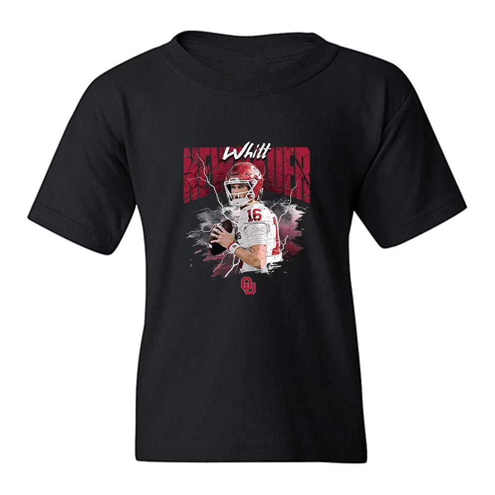 Oklahoma - NCAA Football : Whitt Newbauer - Collage Youth T-Shirt-0