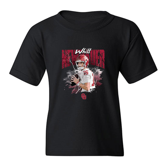 Oklahoma - NCAA Football : Whitt Newbauer - Collage Youth T-Shirt-0