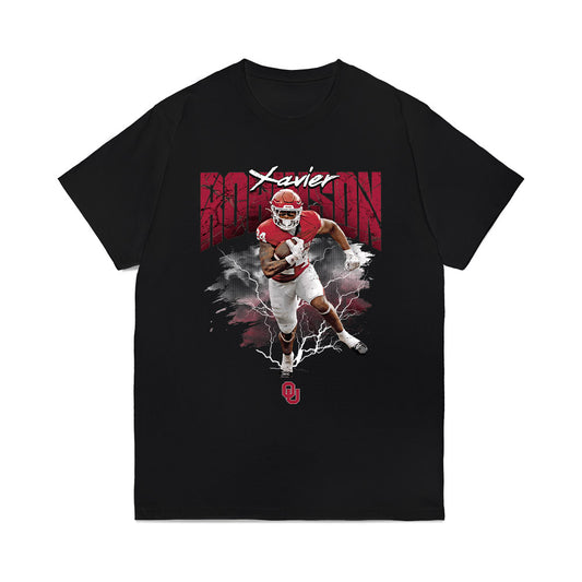 Oklahoma - NCAA Football : Xavier Robinson - Collage Comfort Colors T-Shirt-0