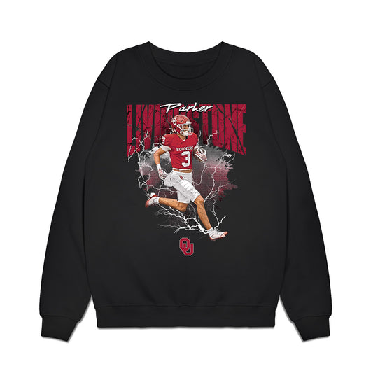 Oklahoma - NCAA Football : Parker Livingstone - Collage Premium Crewneck Sweatshirt-0