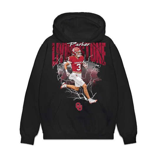 Oklahoma - NCAA Football : Parker Livingstone - Collage Premium Hooded Sweatshirt-0