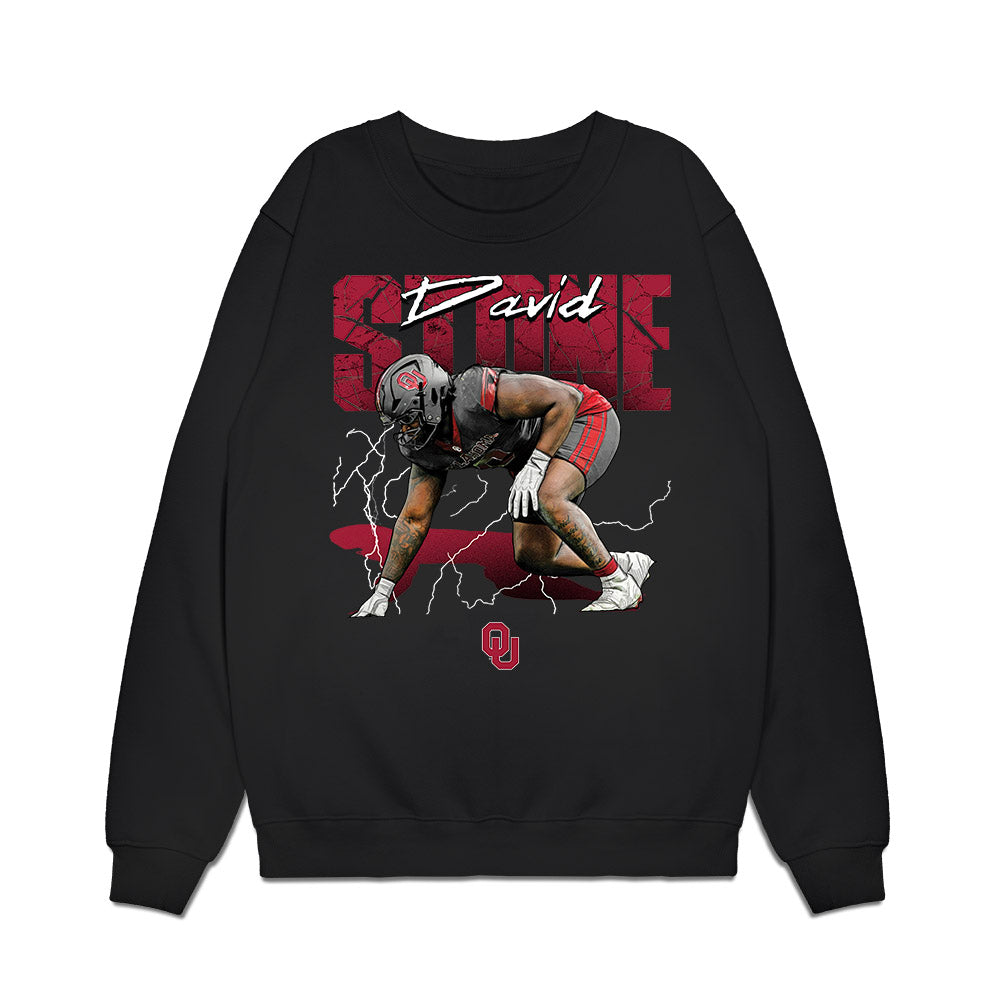 Oklahoma - NCAA Football : David Stone - Collage Premium Crewneck Sweatshirt-0