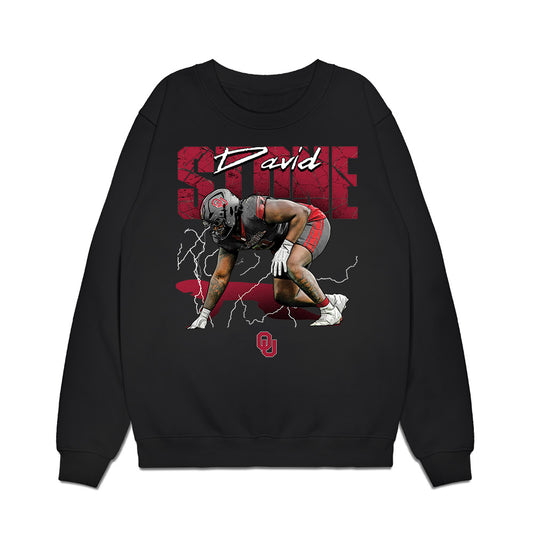 Oklahoma - NCAA Football : David Stone - Collage Premium Crewneck Sweatshirt-0
