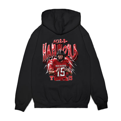 Texas Tech - NCAA Football : Will Hammond - Collage Premium Hooded Sweatshirt-1