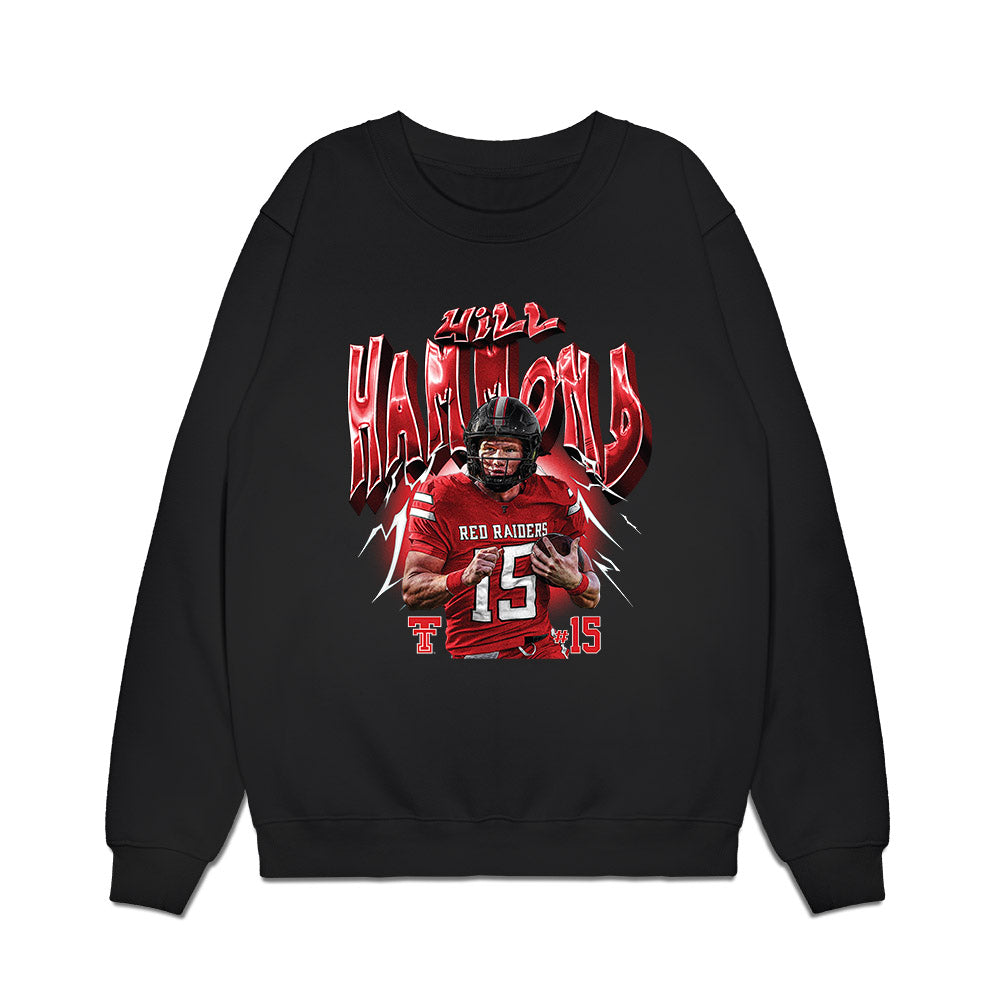 Texas Tech - NCAA Football : Will Hammond - Collage Premium Crewneck Sweatshirt-0