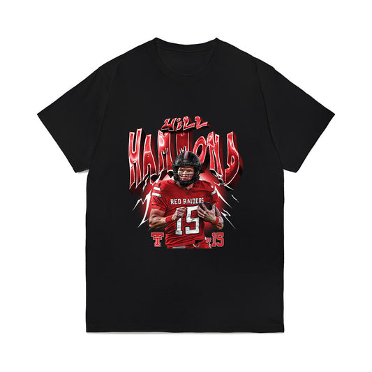 Texas Tech - NCAA Football : Will Hammond - Collage Comfort Colors T-Shirt-0