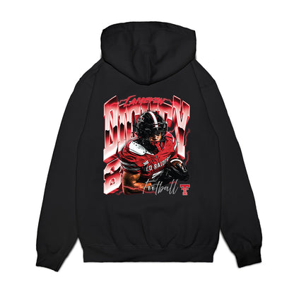 Texas Tech - NCAA Football : Cameron Dickey - Collage Premium Hooded Sweatshirt-1