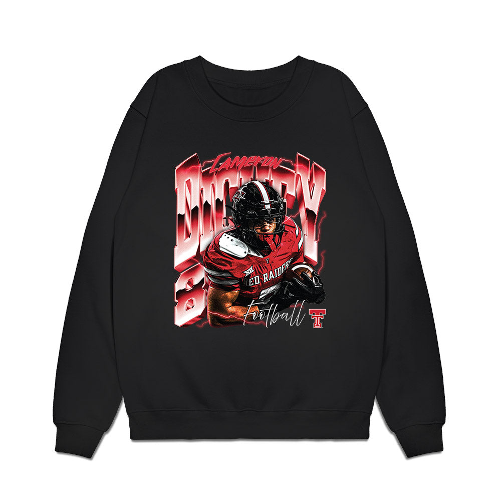Texas Tech - NCAA Football : Cameron Dickey - Collage Premium Crewneck Sweatshirt-0