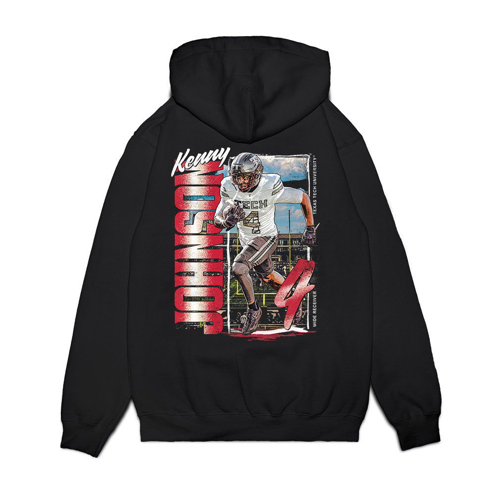 Texas Tech - NCAA Football : Kenny Johnson - Collage Premium Hooded Sweatshirt-1
