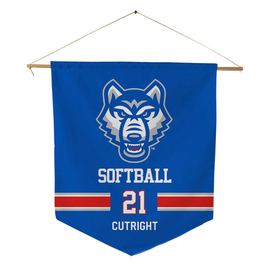 West Georgia - NCAA Softball : Cacie Cutright - Pennant - 18" x 21"-0