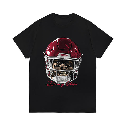 Oklahoma - NCAA Football : Danny Okoye - Graphic Comfort Colors T-Shirt-0