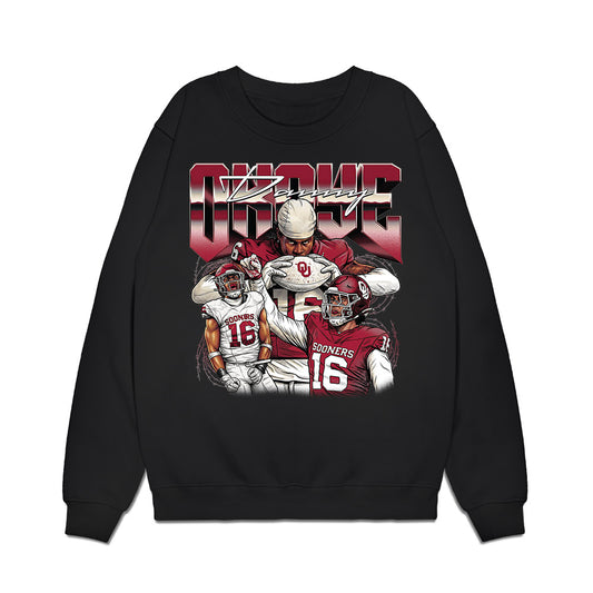 Oklahoma - NCAA Football : Danny Okoye - Collage Premium Crewneck Sweatshirt-0