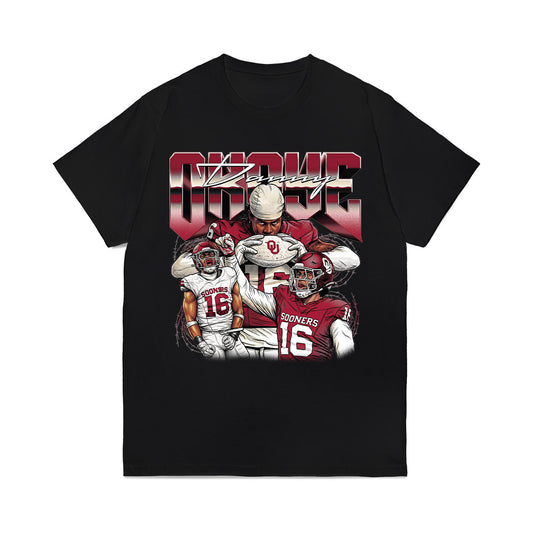 Oklahoma - NCAA Football : Danny Okoye - Collage Comfort Colors T-Shirt-0