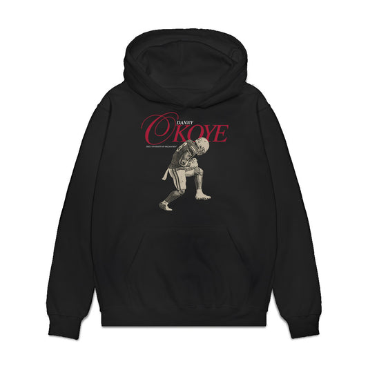 Oklahoma - NCAA Football : Danny Okoye - Legacy Premium Hooded Sweatshirt-0