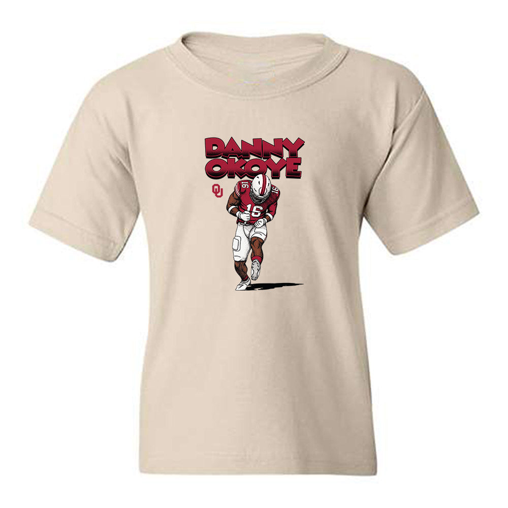 Oklahoma - NCAA Football : Danny Okoye - Caricature Youth T-Shirt-0