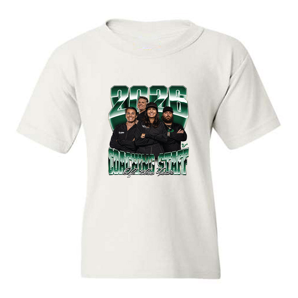 USF - NCAA Womens Lacrosse : 2026 Coaching Staff of the Year Youth T-Shirt-0