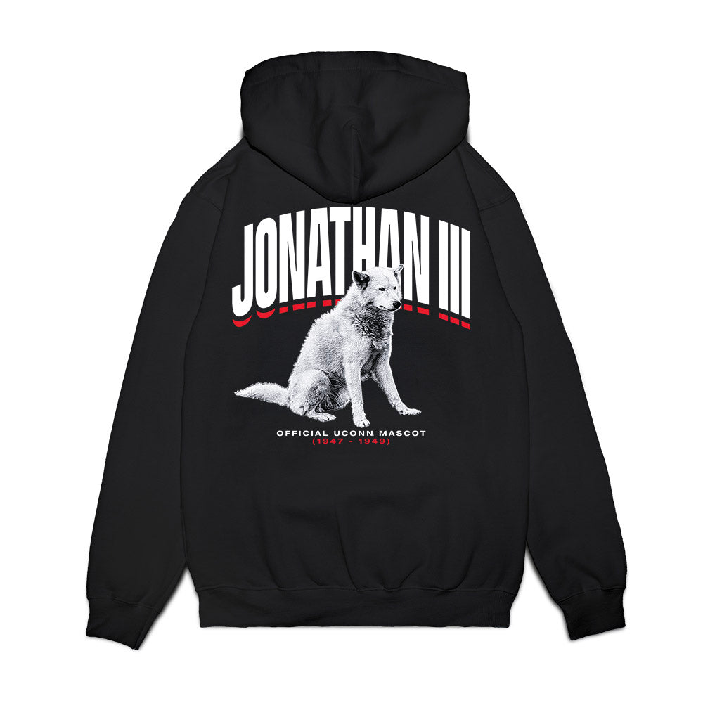 UConn - Huskies Mascot : Jonathan III - Hero Premium Hooded Sweatshirt-1