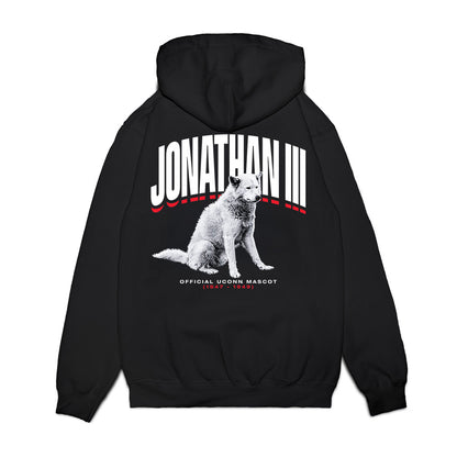 UConn - Huskies Mascot : Jonathan III - Hero Premium Hooded Sweatshirt-1