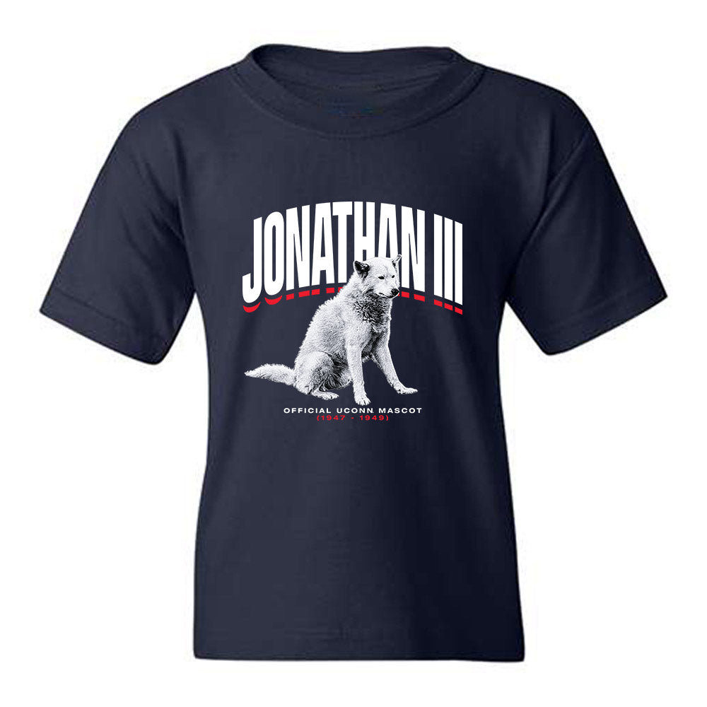 UConn - Huskies Mascot : Jonathan III - Hero Youth T-Shirt-0