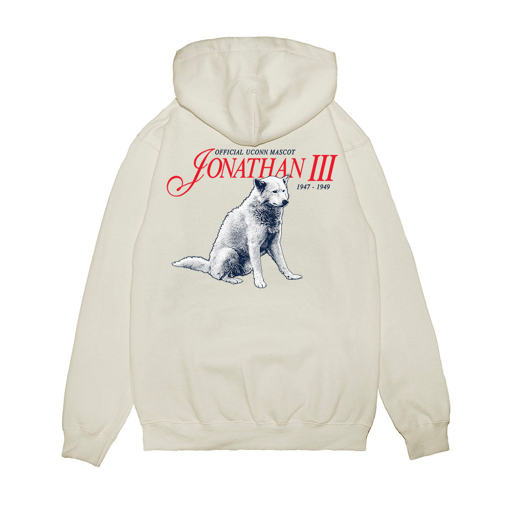 UConn - Huskies Mascot : Jonathan III - Legacy Premium Hooded Sweatshirt-1