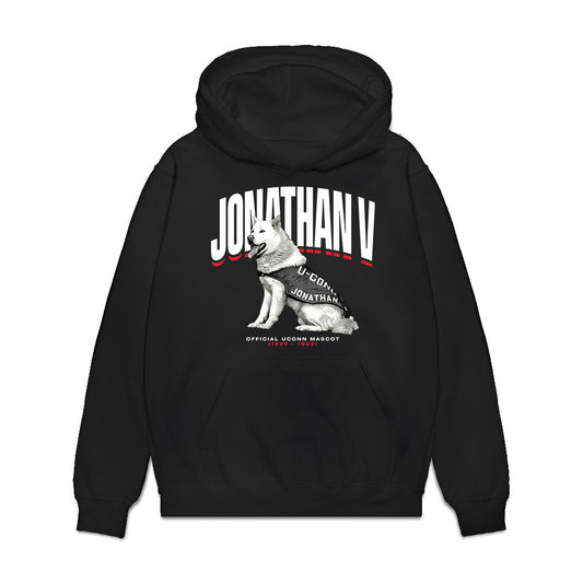 UConn - Huskies Mascot : Jonathan V - Hero Premium Hooded Sweatshirt-0