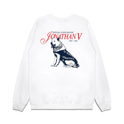 UConn - Huskies Mascot : Jonathan V - Legacy Premium Crewneck Sweatshirt-1