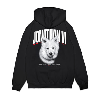 UConn - Huskies Mascot : Jonathan VI - Hero Premium Hooded Sweatshirt-1