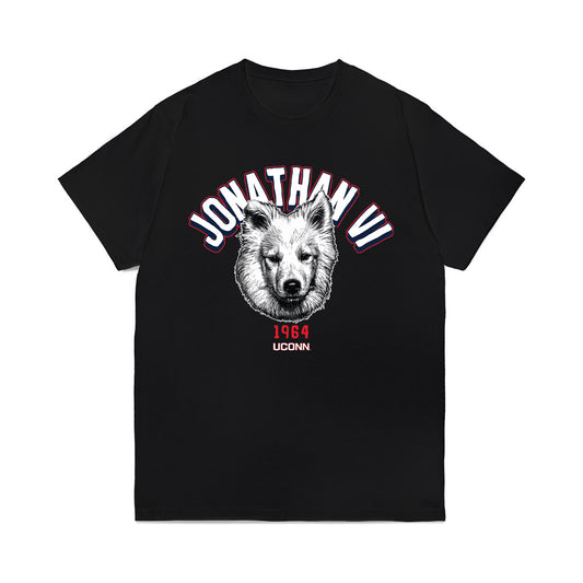 UConn - Huskies Mascot : Jonathan VI - Caricature Comfort Colors T-Shirt-0