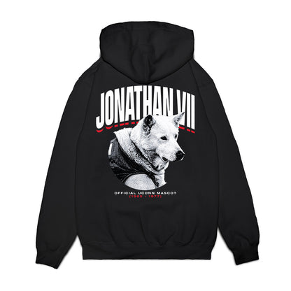 UConn - Huskies Mascot : Jonathan VII - Hero Premium Hooded Sweatshirt-1