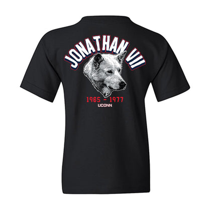 UConn - Huskies Mascot : Jonathan VII - Caricature Youth T-Shirt-1