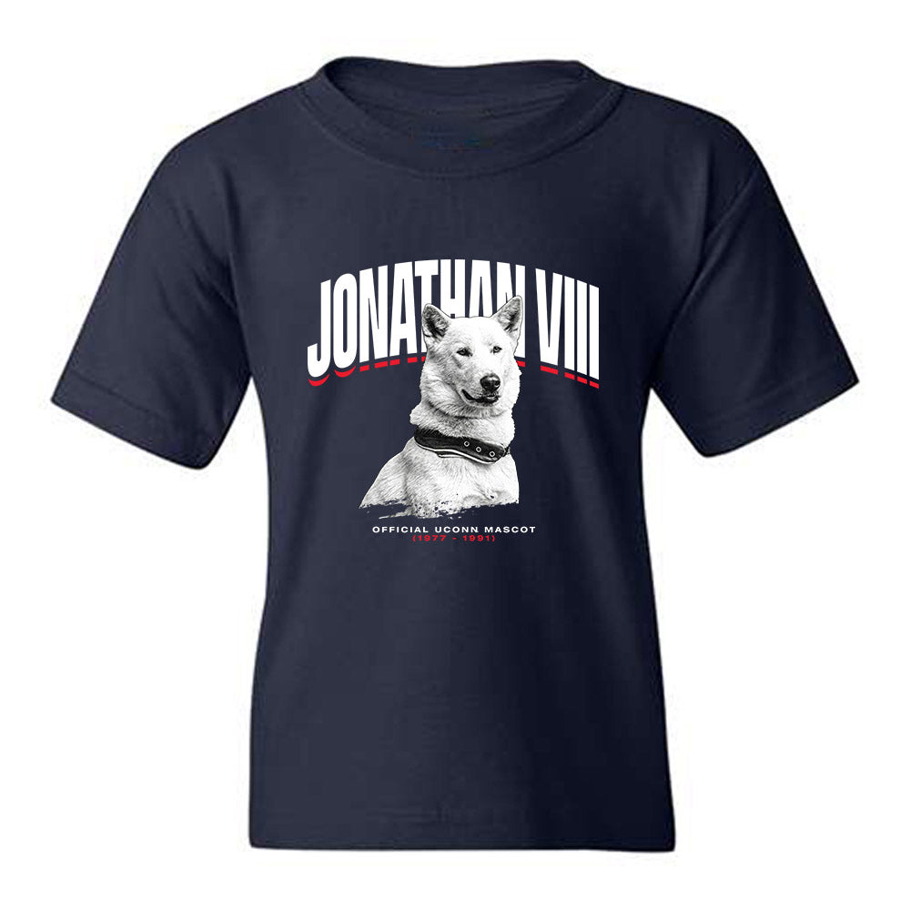 UConn - Huskies Mascot : Jonathan VIII - Hero Youth T-Shirt-0