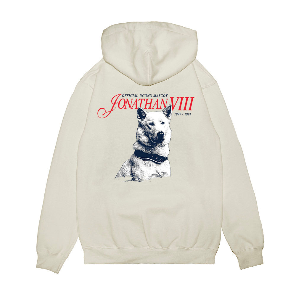 UConn - Huskies Mascot : Jonathan VIII - Legacy Premium Hooded Sweatshirt-1